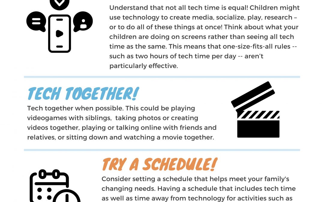 New Infographic with Tech Guidance for Families During COVID 19